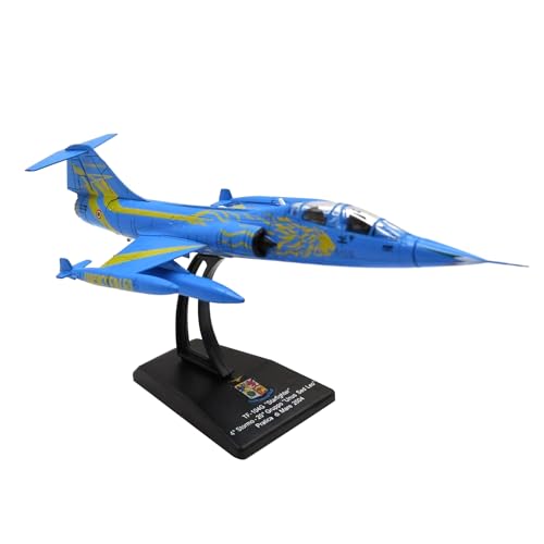 ZEZEFUFU 1:100 Alloy USAF TF-104G Star Fighter Aircraft Model Aviation Science Exhibition Model von ZEZEFUFU