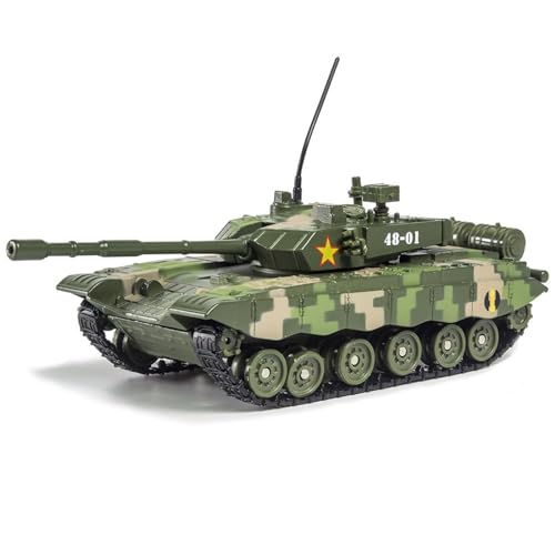 ZEZEFUFU 1:48 Legierung M1A2 Tank Modell Simulation Kämpfer Panzer Gepanzerte Militärausstellung Modell mit Sound und Licht von ZEZEFUFU