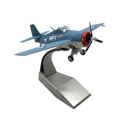 ZEZEFUFU 1:72 Alloy WWII US Navy F4F Wildcat Fighter Model Aviation Science Exhibition Model von ZEZEFUFU