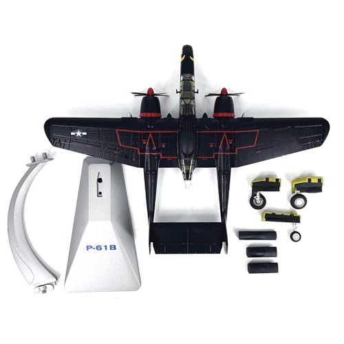 ZEZEFUFU 1:72 Alloy WWII USA Air Force P-61B Black Widow Fighter Model Aviation Science Exhibition Model von ZEZEFUFU
