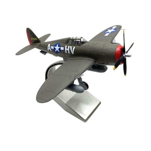 ZEZEFUFU 1:72 Alloy WWII USAAF P-47 Thunderbolt Fighter Model Aviation Science Exhibition Model von ZEZEFUFU