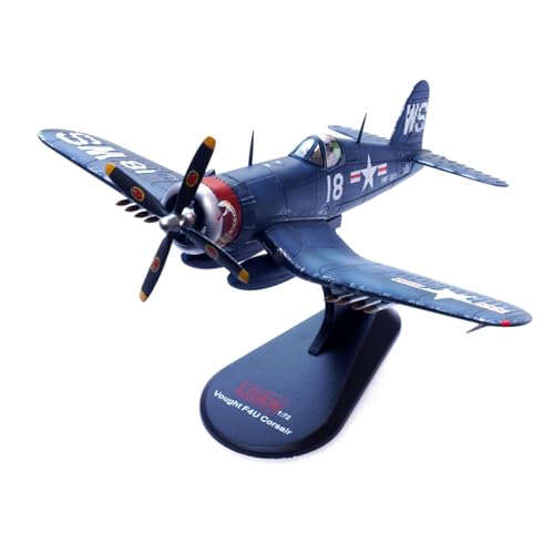 ZEZEFUFU 1:72 Alloy WWII USMC F4U Corsair Fighter VMF-323 Death Rattlers White 18 Model Aviation Science Exhibition Model von ZEZEFUFU