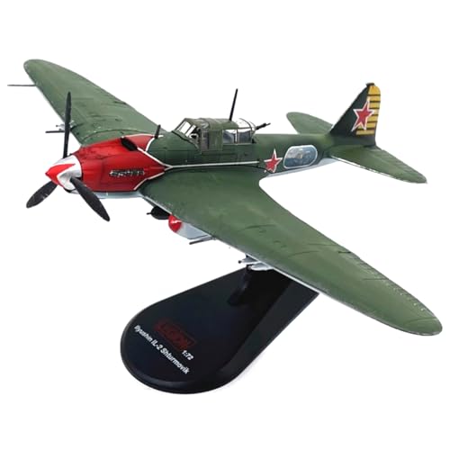 ZEZEFUFU 1:72 Legierung WWII Sowjetische Ilyushin IL-2 Shturmovik Angriffsflugzeug Modell Luftfahrt Wissenschaft Ausstellungsmodell von ZEZEFUFU