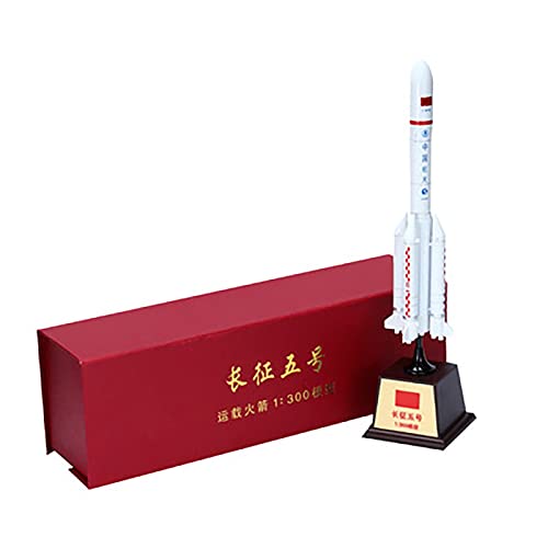 ZEZEFUFU Legierung + ABS-Kunststoff 1:300 Lange März 5B Rakete Modell Simulation Dekoration Modell von ZEZEFUFU