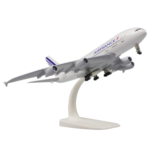 ZEZEFUFU 1/400 Scale Alloy Aircraft French A380 Plane Model Airplane Toy Model for Collection Gift von ZEZEFUFU