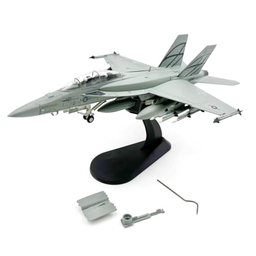 ZEZEFUFU Maßstab 1:72 Legierung American F/A-18F F18 Ultimate Hornet Fighter Modell Kämpfer Angriffsflugzeug Militärmodell von ZEZEFUFU