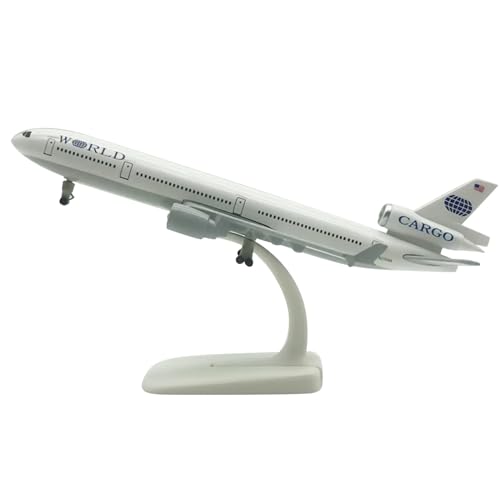 ZEZEFUFU USA Cargo MD-11 Flugzeug Modell 1/400 Maßstab Flugzeug Legierung Flugzeugmodell für Sammlung Geschenk mit Display Ständer von ZEZEFUFU