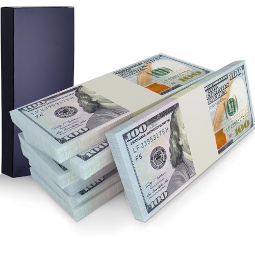 Spielgeld für Kinder- Videoaufnahmen 100$ x 100 Dollar Scheine mit Geschenkverpackung Fake Geld 10.000$ Money Geld Geschenk Geldscheine falschgeld für Party, Geburtstagsparty , Videoaufnahmen Spielgeld für Kinder- Videoaufnahmen 100$ x 100 Dollar Scheine mit Geschenkverpackung Fake Geld 10.000$ Money Geld Geschenk Geldscheine falschgeld für Party, Geburtstagsparty , Videoaufnahmen von ZEZO