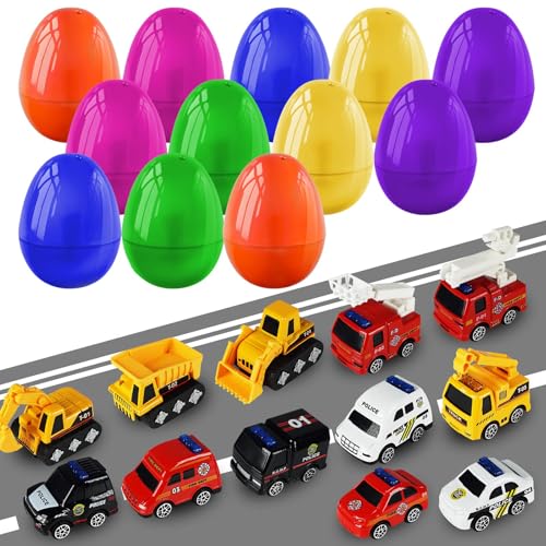 ZFAUOL Ostereier mit Überraschung - Metall-Auto im Kunststoffei, Kinder-Geschenk für Ostern, Spielzeug im Osterei, Osternest Füller, ab 3 Jahren ZFAUOL Ostereier mit Überraschung - Metall-Auto im Kunststoffei, Kinder-Geschenk für Ostern, Spielzeug im Osterei, Osternest Füller, ab 3 Jahren von ZFAUOL