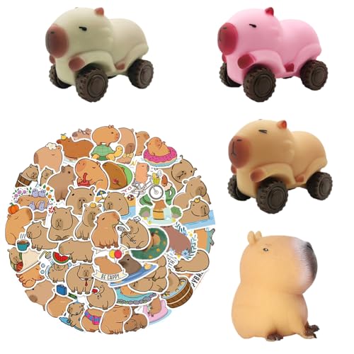 Kapybara-Kugelfisch Squeeze Toy Capybara Stressspielzeug Mit Rädern Anti Stress Spielzeug, Capybara Cartoon Wasserdicht Ästhetisch Aufkleber, für Jugendliche Kinder Erwachsene Kapybara-Kugelfisch Squeeze Toy Capybara Stressspielzeug Mit Rädern Anti Stress Spielzeug, Capybara Cartoon Wasserdicht Ästhetisch Aufkleber, für Jugendliche Kinder Erwachsene von ZGCXRTO