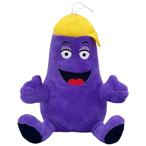 ZGCXRTO Aubergine Kuscheltier, Cartoon Plüschpuppen, Aubergine Plüschtier, 20cm Plüschtier, für Kinder Erwachsene Plüschtier Kinderspielzeug Geburtstagsgeschenk von ZGCXRTO