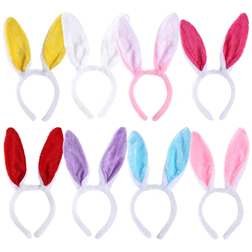 ZGCXRTO Easter Bunny Ears, 8 Stücke Ostern Plüsch Hasenohren Stirnband,Easter Bunny Costume, Für Kinder, Erwachsene, Ostern, Hochzeit, Geburtstag, Kostüm, Cosplay ZGCXRTO Easter Bunny Ears, 8 Stücke Ostern Plüsch Hasenohren Stirnband,Easter Bunny Costume, Für Kinder, Erwachsene, Ostern, Hochzeit, Geburtstag, Kostüm, Cosplay von ZGCXRTO
