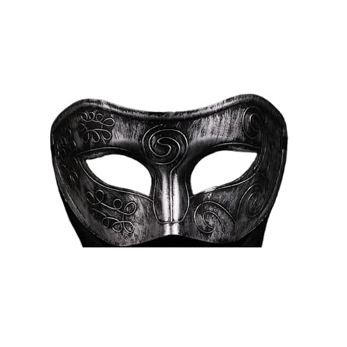 ZGCrumphant 1 Stück Maske Antik Gold und Silber Flachkopfmaske Ball Party Versammlung Männer und Frauen Halbmaske Dekoration für Party(Bronze silver) von ZGCrumphant