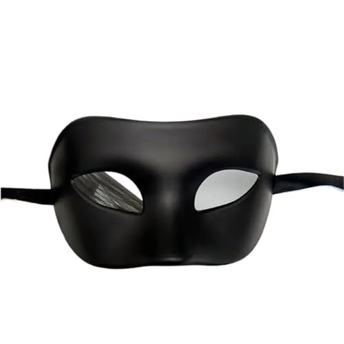 ZGCrumphant Frau Männer Maskerade Maske Prom Retro Muster Einfarbig Masken Kostüm Party Hochzeit für Party(Style C) von ZGCrumphant