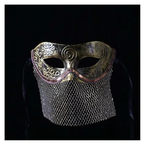 ZGCrumphant Herren-Partymaske, Erwachsene, Vintage-Stil, Maskerade-Maske, Vollgesichtsmaske, Dekorationszubehör für Party(Color 14) von ZGCrumphant