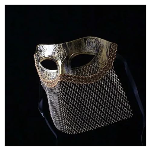 ZGCrumphant Herren-Partymaske, Erwachsene, Vintage-Stil, Maskerade-Maske, Vollgesichtsmaske, Dekorationszubehör für Party(Color 16) von ZGCrumphant