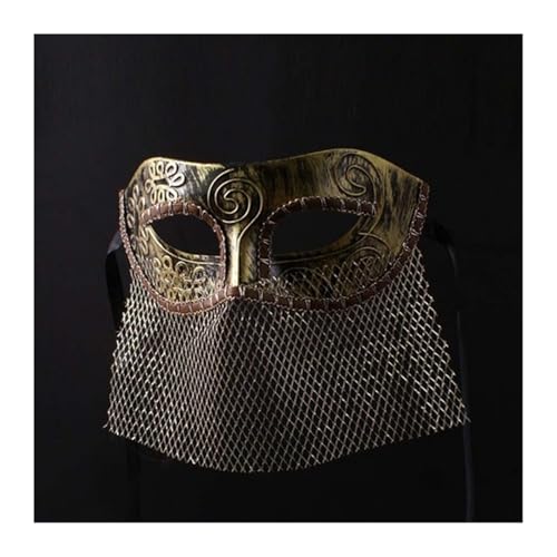 ZGCrumphant Herren-Partymaske, Erwachsene, Vintage-Stil, Maskerade-Maske, Vollgesichtsmaske, Dekorationszubehör für Party(Color 3) von ZGCrumphant