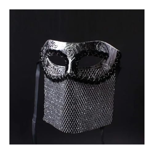 ZGCrumphant Herren-Partymaske, Erwachsene, Vintage-Stil, Maskerade-Maske, Vollgesichtsmaske, Dekorationszubehör für Party(Color 4) von ZGCrumphant