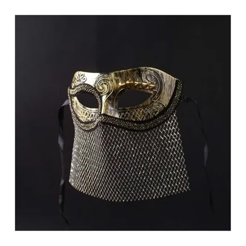 ZGCrumphant Herren-Partymaske, Erwachsene, Vintage-Stil, Maskerade-Maske, Vollgesichtsmaske, Dekorationszubehör für Party(Color 8) von ZGCrumphant