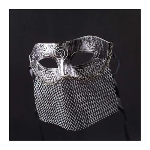 ZGCrumphant Herren-Partymaske, Erwachsene, Vintage-Stil, Maskerade-Maske, Vollgesichtsmaske, Dekorationszubehör für Party(Color 9) von ZGCrumphant