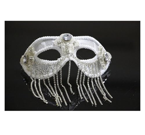 ZGCrumphant Maske Damen Kunststoffmaterial Exquisites halbes Gesicht Vielseitig Geeignet for Federdekoration Braut Erwachsene Requisiten für Party(PURPLE) von ZGCrumphant