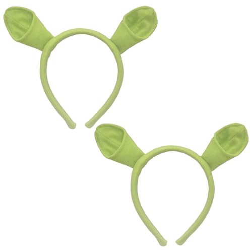 2 Stück Grüne Monster-Stirnbänder, Tier-Stirnbänder, Feiertags-Stirnbänder, Party-Performance-Dekorationen, Cosplay-Kostüme 2 Stück Grüne Monster-Stirnbänder, Tier-Stirnbänder, Feiertags-Stirnbänder, Party-Performance-Dekorationen, Cosplay-Kostüme von ZGDEIWGF