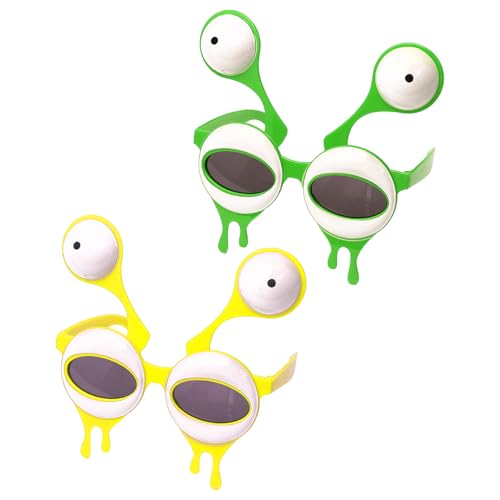 ZGDEIWGF 2 Stück Schneckenbrillen, Neuartige Sonnenbrillen, Kreative Brillen, Weltraumbrillen, Sonnenbrillen Für Kinder ZGDEIWGF 2 Stück Schneckenbrillen, Neuartige Sonnenbrillen, Kreative Brillen, Weltraumbrillen, Sonnenbrillen Für Kinder von ZGDEIWGF