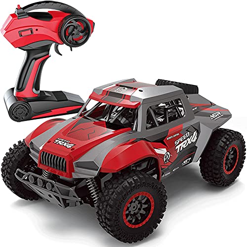 ZGDHWCR RC Truck All-Terrain-Kletter-RC-Buggy, 4WD Absolute Shock Offroad-RC-Autos, 2,4-G-Hochgeschwindigkeits-Drift-RC-Fahrzeug, Hobby des Spielzeugrennens, Kindergeburtstagsgeschenk ZGDHWCR RC Truck All-Terrain-Kletter-RC-Buggy, 4WD Absolute Shock Offroad-RC-Autos, 2,4-G-Hochgeschwindigkeits-Drift-RC-Fahrzeug, Hobby des Spielzeugrennens, Kindergeburtstagsgeschenk von ZGDHWCR