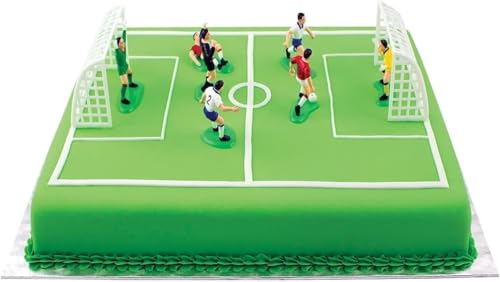 Fußball-Kuchenaufsatz, Fußball-/Fußball-Topper für Kuchen und Cupcakes, Kuchendekoration, Ornamente, 9 Stück, attraktiv verarbeitet, Fußball-Kuchendekorationen, Zuckerguss und Dekorationen Fußball-Kuchenaufsatz, Fußball-/Fußball-Topper für Kuchen und Cupcakes, Kuchendekoration, Ornamente, 9 Stück, attraktiv verarbeitet, Fußball-Kuchendekorationen, Zuckerguss und Dekorationen von ZGLUZP