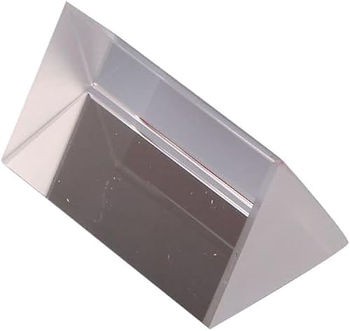 Optisches Glas, dreieckiges Prisma, Physik, Unterricht, Lichtspektrum, Modell, pädagogische Wissenschaftssets, Lernsets (5 cm) von ZGLUZP