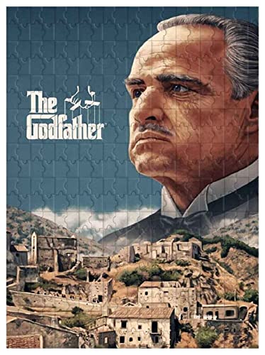 1000 Teile Familienpuzzle, Holzpuzzle für Erwachsene für „Der Pate Don Vito Corleone“, 75 x 50 cm 1000 Teile Familienpuzzle, Holzpuzzle für Erwachsene für „Der Pate Don Vito Corleone“, 75 x 50 cm von ZGQAMZ