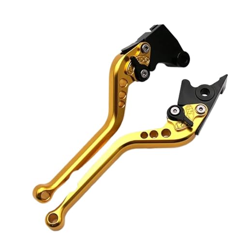 Bremshebel Motorrad Für Super für Sport 939 Für SuperSport S 2017 2018 2019 2020 Lange Kurze Bremsen Kupplungshebel Motorrad Einstellbarer Griff Handbremsgriff Motorrad(Long Gold) von ZGVGFAFLPQ