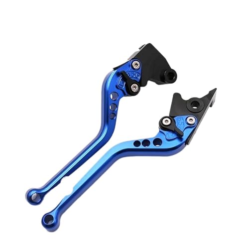 Bremshebel Motorrad Für Super für Sport 939 Für SuperSport S 2017 2018 2019 2020 Lange Kurze Bremsen Kupplungshebel Motorrad Einstellbarer Griff Handbremsgriff Motorrad(Long blau) von ZGVGFAFLPQ