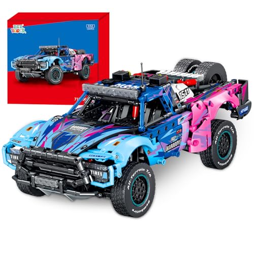 ZGZBLOCK Baja-Trophäe LKW Bauklötze Bausatz MOC-Rennwagen-Bausatz im Maßstab 1:12,Sammlerauto Modell,für Jungen ab 14+ Jahren,Erwachsene (1341 Teile) von ZGZBLOCK