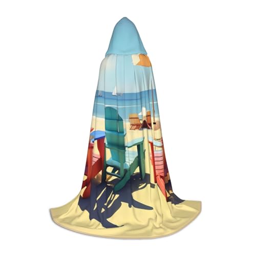 Strandkorb und Landschafts-Druck, Unisex, Kapuzenumhang, Robe, Halloween, Cosplay, Weihnachten, Karneval, tragbares Kostüm Strandkorb und Landschafts-Druck, Unisex, Kapuzenumhang, Robe, Halloween, Cosplay, Weihnachten, Karneval, tragbares Kostüm von ZHAOLQ