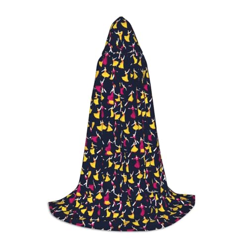ZHAOLQ Ballsaal Dance kleiner Musterdruck Unisex Kapuzenumhang Robe Halloween Cosplay Weihnachten Karneval tragbares Kostüm ZHAOLQ Ballsaal Dance kleiner Musterdruck Unisex Kapuzenumhang Robe Halloween Cosplay Weihnachten Karneval tragbares Kostüm von ZHAOLQ