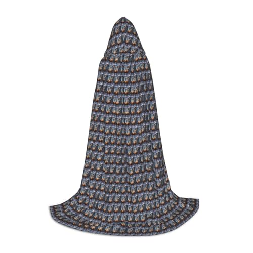 ZHAOLQ Unisex Kapuzenumhang mit Hirsch-Aufdruck, für Halloween, Cosplay, Weihnachten, Karneval, tragbares Kostüm ZHAOLQ Unisex Kapuzenumhang mit Hirsch-Aufdruck, für Halloween, Cosplay, Weihnachten, Karneval, tragbares Kostüm von ZHAOLQ