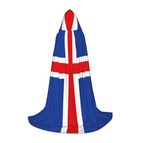 ZHAOLQ Unisex Kapuzenumhang mit Island-Flagge bedruckt, Halloween, Cosplay, Weihnachten, Karneval, tragbares Kostüm ZHAOLQ Unisex Kapuzenumhang mit Island-Flagge bedruckt, Halloween, Cosplay, Weihnachten, Karneval, tragbares Kostüm von ZHAOLQ