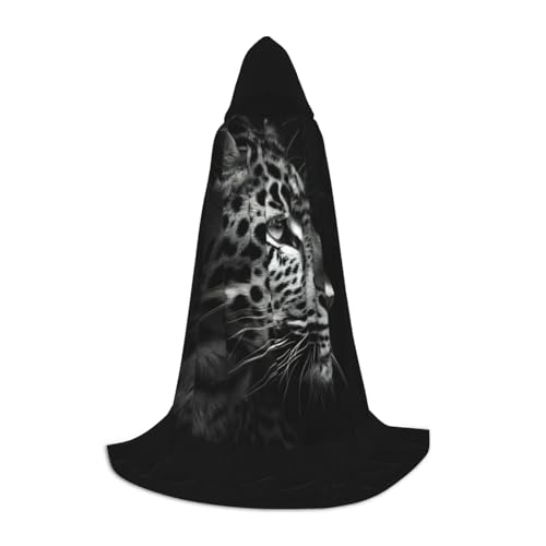 ZHAOLQ Unisex Kapuzenumhang mit Leopardenmuster für Halloween, Cosplay, Weihnachten, Karneval, tragbares Kostüm ZHAOLQ Unisex Kapuzenumhang mit Leopardenmuster für Halloween, Cosplay, Weihnachten, Karneval, tragbares Kostüm von ZHAOLQ