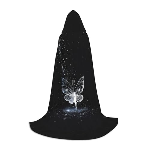 ZHAOLQ Unisex Kapuzenumhang mit Schmetterlings-Aufdruck, Halloween, Cosplay, Weihnachten, Karneval, tragbares Kostüm ZHAOLQ Unisex Kapuzenumhang mit Schmetterlings-Aufdruck, Halloween, Cosplay, Weihnachten, Karneval, tragbares Kostüm von ZHAOLQ