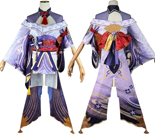 ZHAOSJ Genshin Impact Raiden Shogun Beelzebul Spiel Cosplay Damen Kostüm Halloween Kostüme von ZHAOSJ
