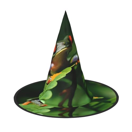 ZHAOUR 1 x Halloween-Hut – Friedensfrosch Baum Druck Hexen Dekor Party Cosplay Rollenspiel Karneval Verkleiden Maskerade Supplies ZHAOUR 1 x Halloween-Hut – Friedensfrosch Baum Druck Hexen Dekor Party Cosplay Rollenspiel Karneval Verkleiden Maskerade Supplies von ZHAOUR
