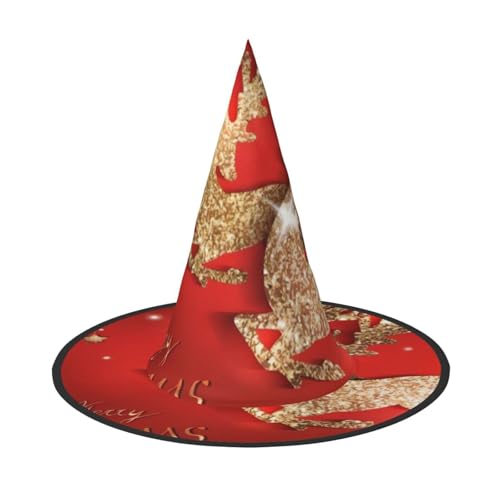 ZHAOUR 1 x Halloween-Hut – Frohe Weihnachten Druck Hexen Dekor Party, Cosplay Rollenspiel, Karneval, Verkleiden Maskerade Supplies ZHAOUR 1 x Halloween-Hut – Frohe Weihnachten Druck Hexen Dekor Party, Cosplay Rollenspiel, Karneval, Verkleiden Maskerade Supplies von ZHAOUR