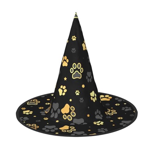 ZHAOUR 1 x Halloween-Hut – Hundepfotenabdruck, Hexen-Dekor, Party, Cosplay, Rollenspiele, Karneval, Maskerade-Zubehör ZHAOUR 1 x Halloween-Hut – Hundepfotenabdruck, Hexen-Dekor, Party, Cosplay, Rollenspiele, Karneval, Maskerade-Zubehör von ZHAOUR