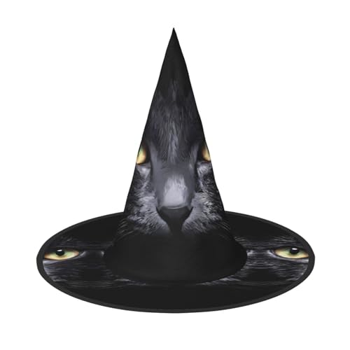 ZHAOUR 1 x Halloween-Hut – Katzen Druck Hexen Dekor Party, Cosplay Rollenspiel, Karneval, Verkleiden Maskerade Supplies ZHAOUR 1 x Halloween-Hut – Katzen Druck Hexen Dekor Party, Cosplay Rollenspiel, Karneval, Verkleiden Maskerade Supplies von ZHAOUR