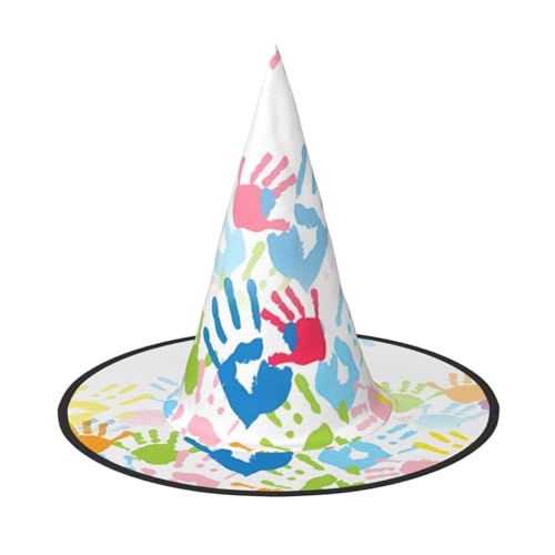 ZHAOUR 1 x Halloween-Hut – Kinder Handabdruck Hexen Dekor Party, Cosplay Rollenspiel, Karneval, Verkleiden Maskerade Supplies von ZHAOUR