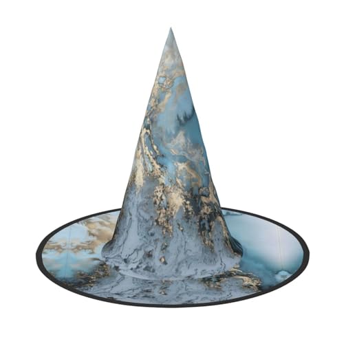 ZHAOUR 1 x Halloween-Hut – Marmor-Druck, Hexen-Dekor, Party, Cosplay, Rollenspiele, Karneval, Maskerade-Zubehör ZHAOUR 1 x Halloween-Hut – Marmor-Druck, Hexen-Dekor, Party, Cosplay, Rollenspiele, Karneval, Maskerade-Zubehör von ZHAOUR
