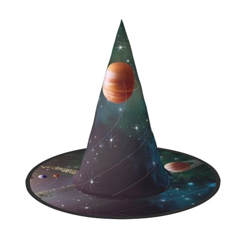 ZHAOUR 1 x Halloween-Hut – Planet Weltraum Sonnensystem Druck Hexen Dekor Party Cosplay Rollenspiel Karneval Verkleiden Maskerade Supplies ZHAOUR 1 x Halloween-Hut – Planet Weltraum Sonnensystem Druck Hexen Dekor Party Cosplay Rollenspiel Karneval Verkleiden Maskerade Supplies von ZHAOUR