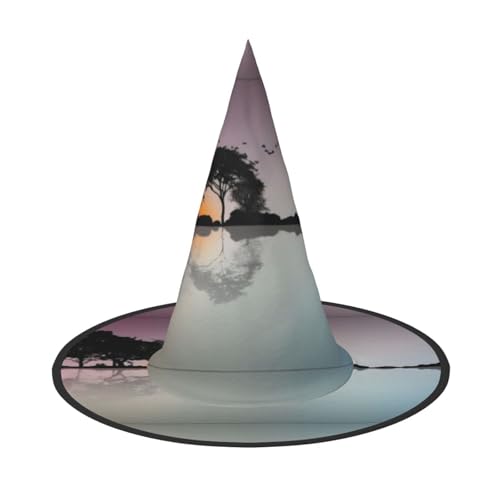 ZHAOUR 1 x Halloween-Hut – Reflexionsgitarre Druck Hexen Dekor Party, Cosplay Rollenspiel, Karneval, Verkleiden Maskerade Supplies ZHAOUR 1 x Halloween-Hut – Reflexionsgitarre Druck Hexen Dekor Party, Cosplay Rollenspiel, Karneval, Verkleiden Maskerade Supplies von ZHAOUR