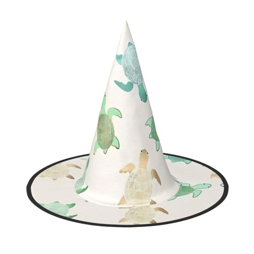 ZHAOUR 1 x Halloween-Hut – Schildkröten-Druck, Hexen-Dekor, Party, Cosplay, Rollenspiele, Karneval, Maskerade-Zubehör ZHAOUR 1 x Halloween-Hut – Schildkröten-Druck, Hexen-Dekor, Party, Cosplay, Rollenspiele, Karneval, Maskerade-Zubehör von ZHAOUR